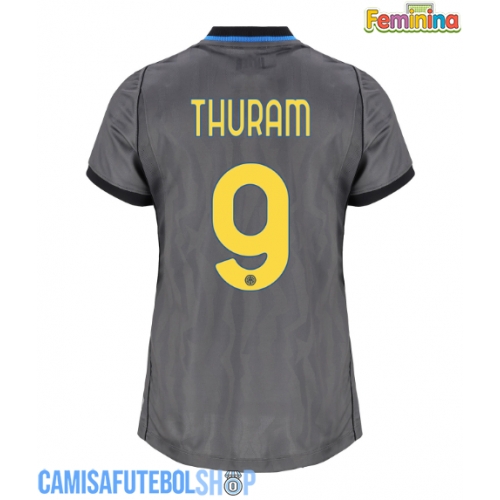 Camisa de time de futebol Inter Milan Marcus Thuram #9 Replicas 3º Equipamento Feminina 2026-27 Manga Curta